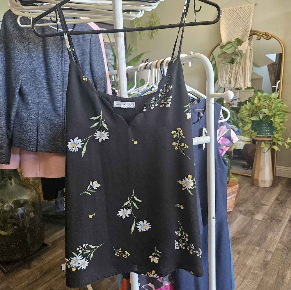 Spaghetti strap tank